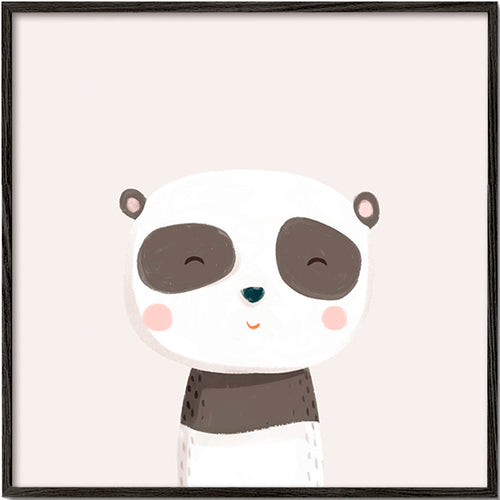 Stampa per bambini panda dolce illustrazione