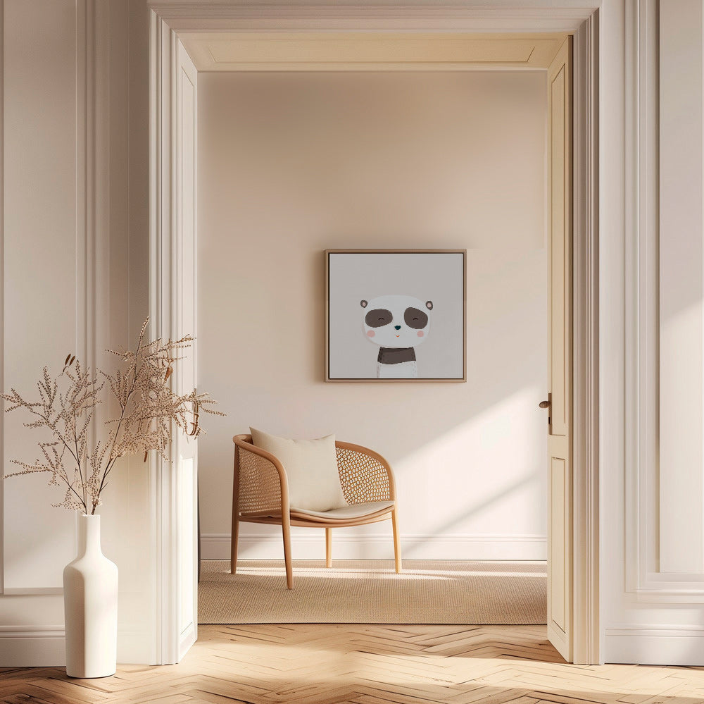 Stampa per bambini panda dolce illustrazione
