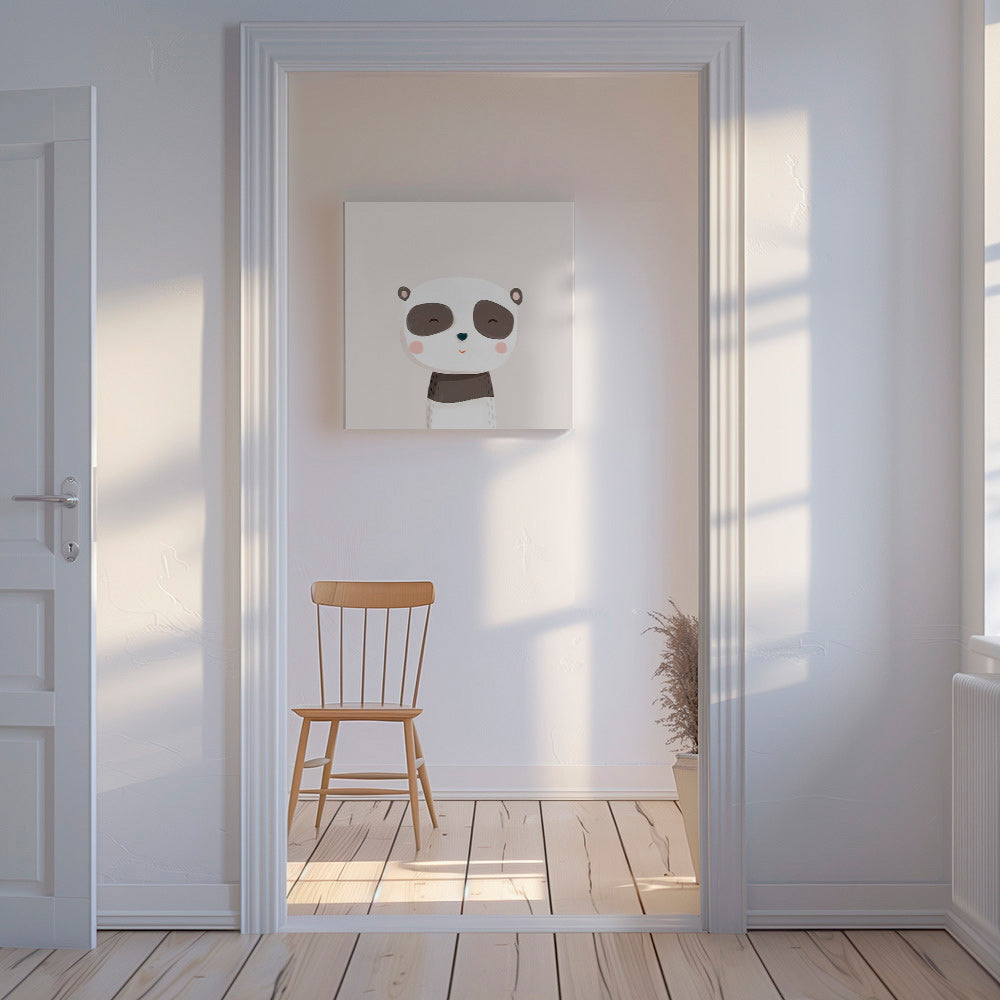 Stampa per bambini panda dolce illustrazione