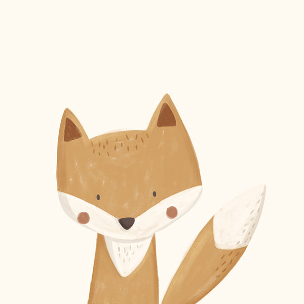 Volpe illustrata adorabile
