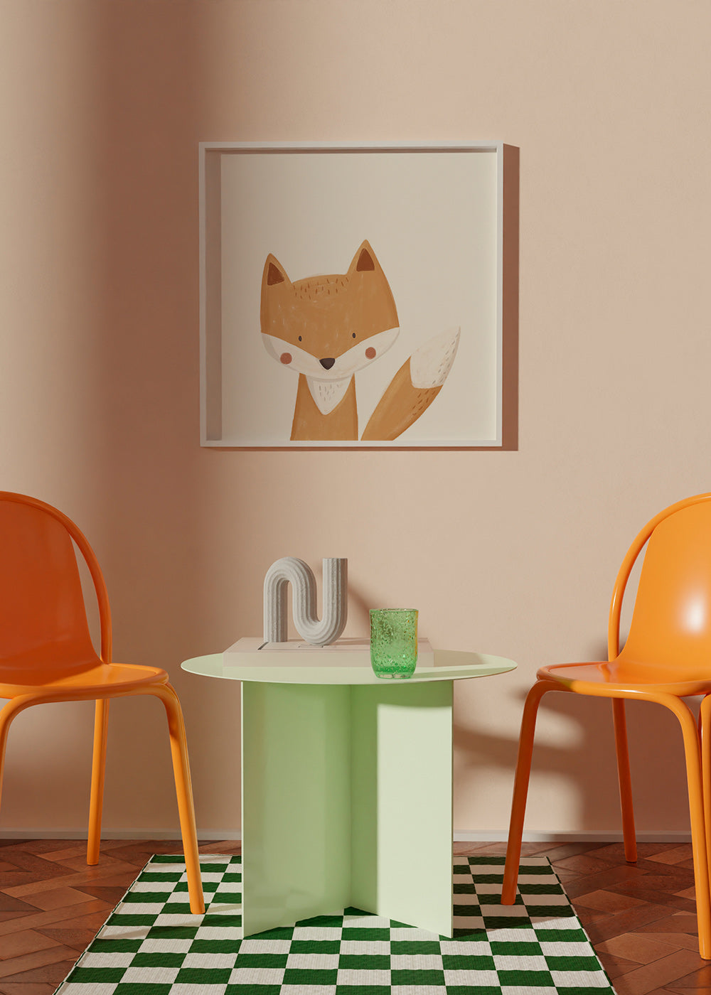 Volpe illustrata adorabile