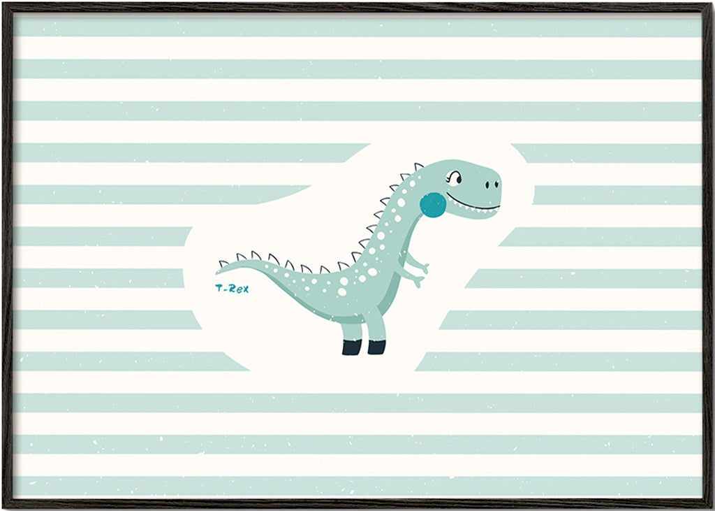 Stampa per bambini T-Rex divertente