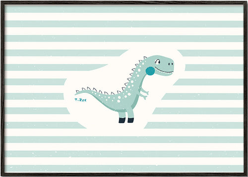 Stampa per bambini T-Rex divertente