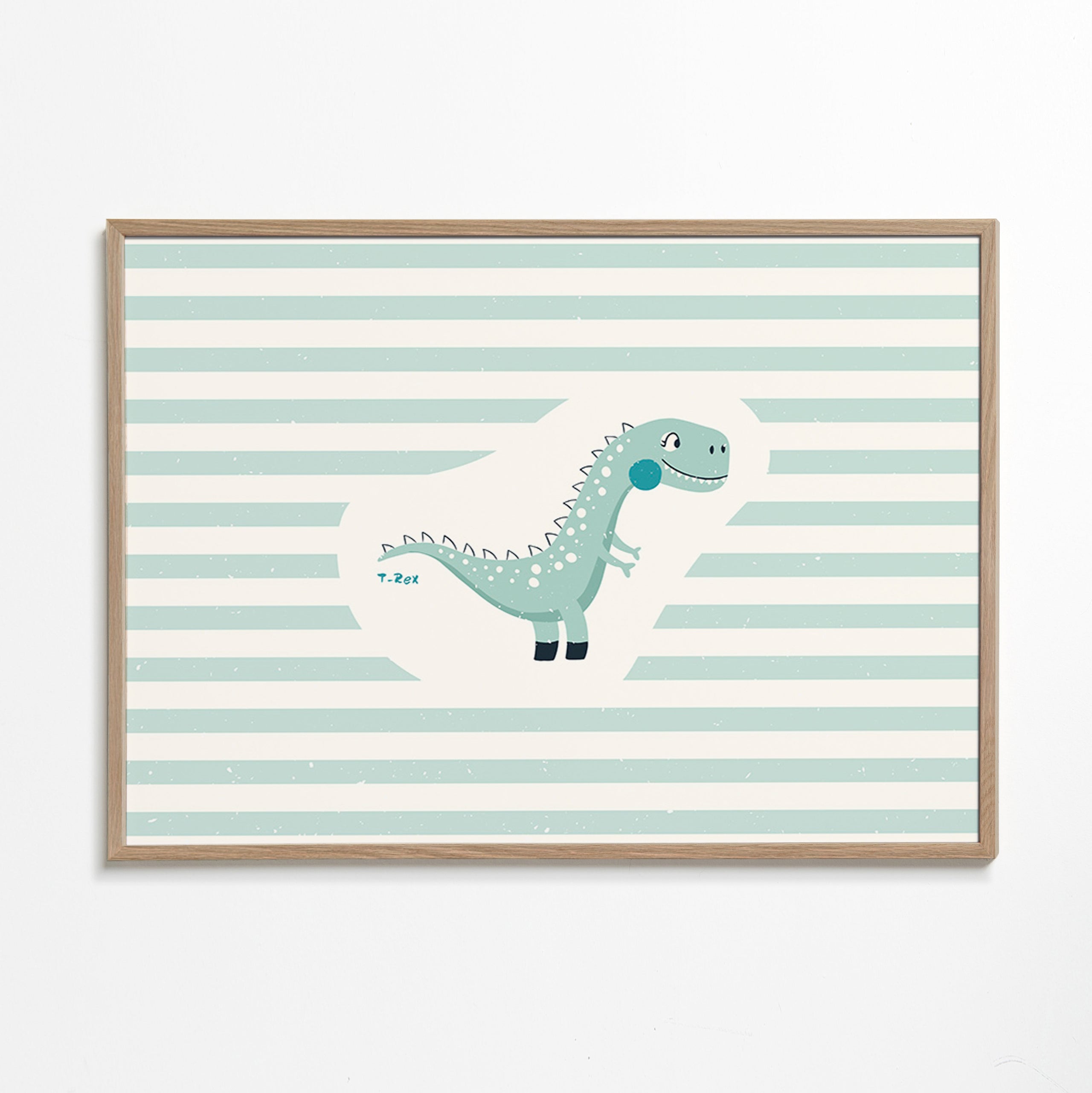 Stampa per bambini T-Rex divertente