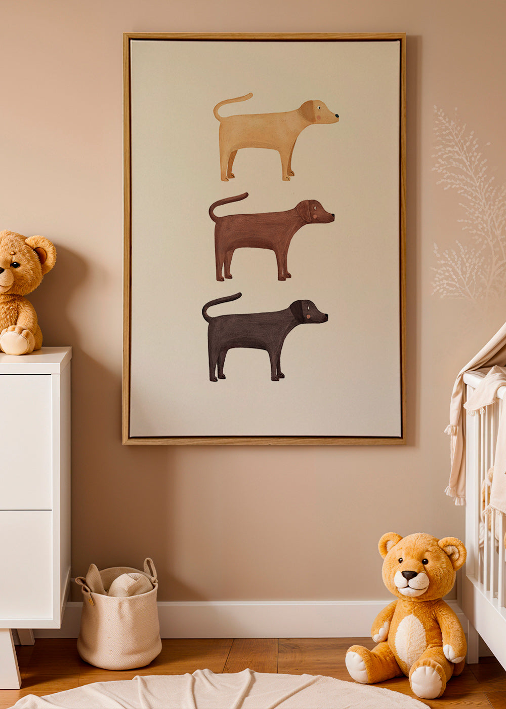 Opera tre labrador minimalista