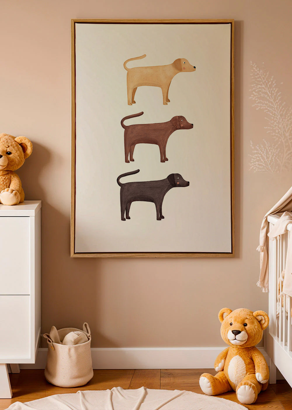 Opera tre labrador minimalista