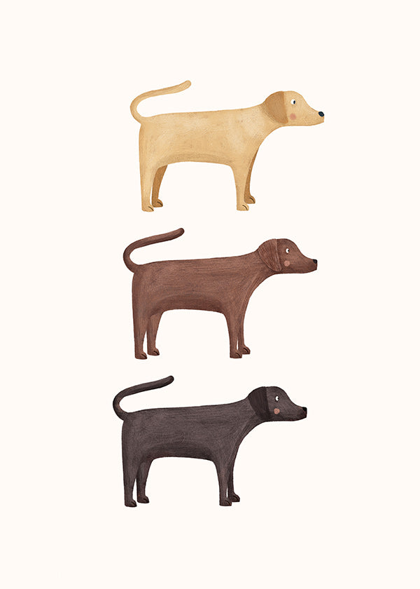 Opera tre labrador minimalista