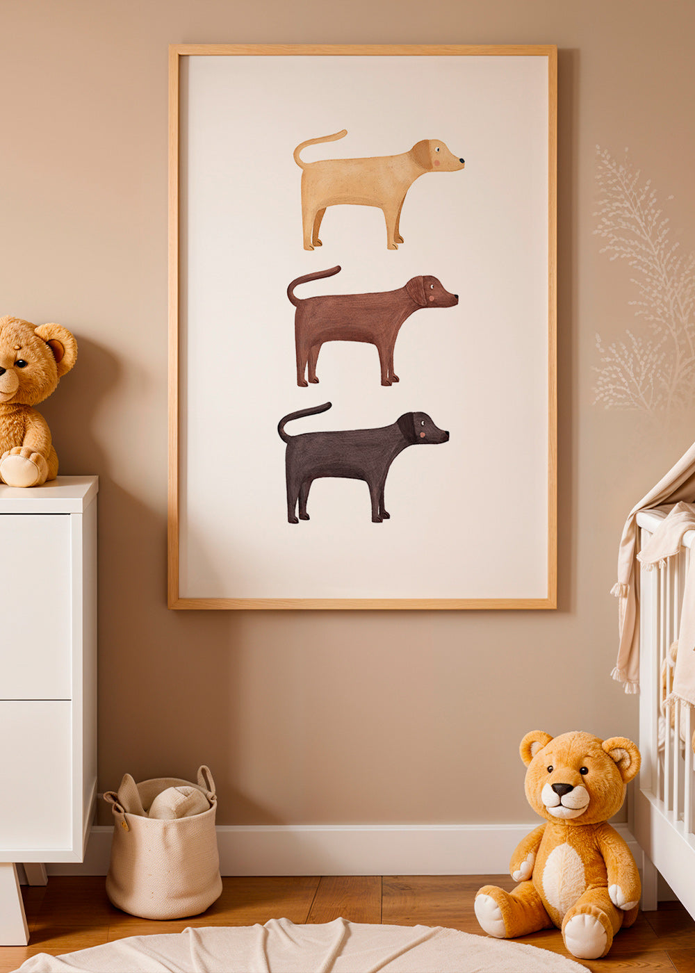 Opera tre labrador minimalista
