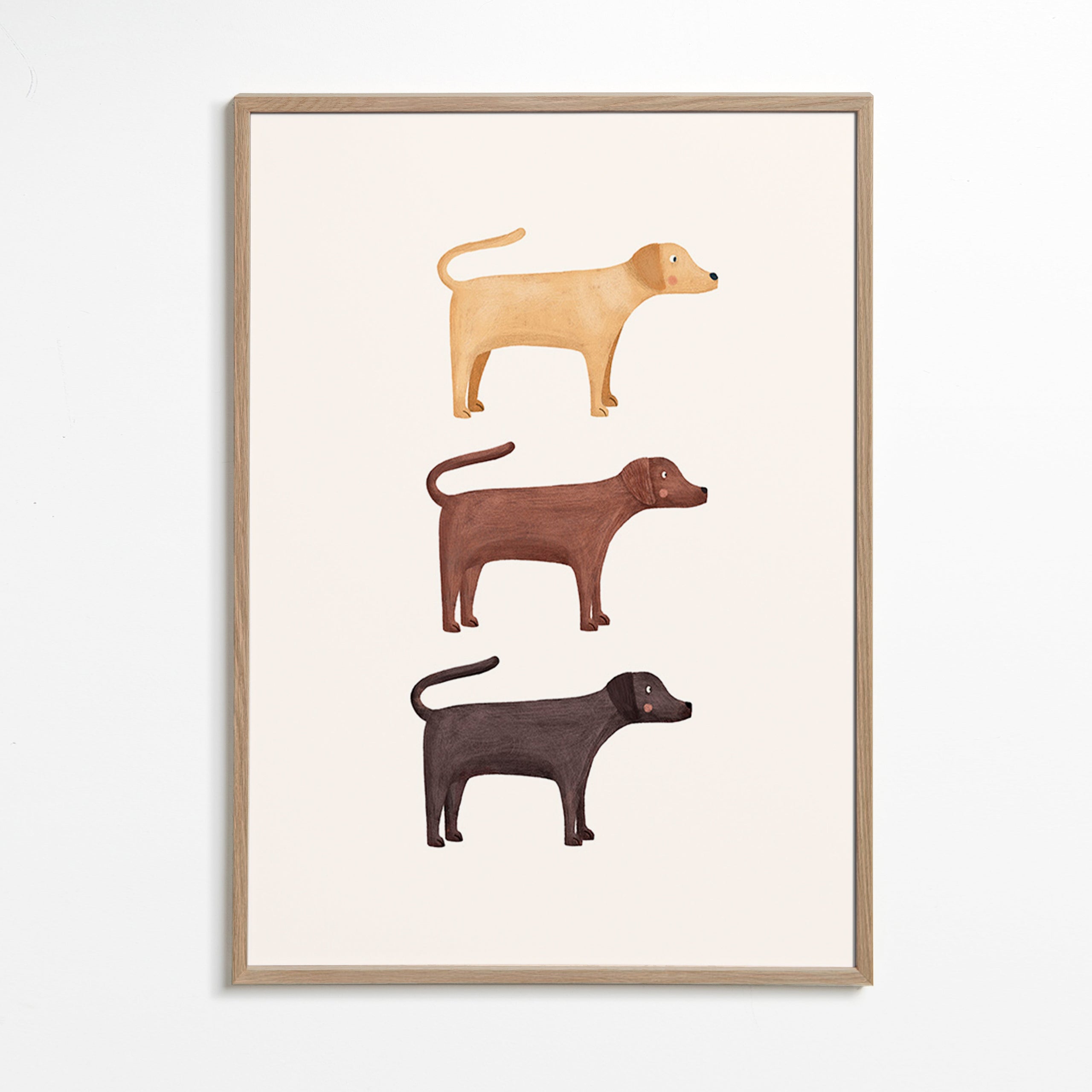 Opera tre labrador minimalista