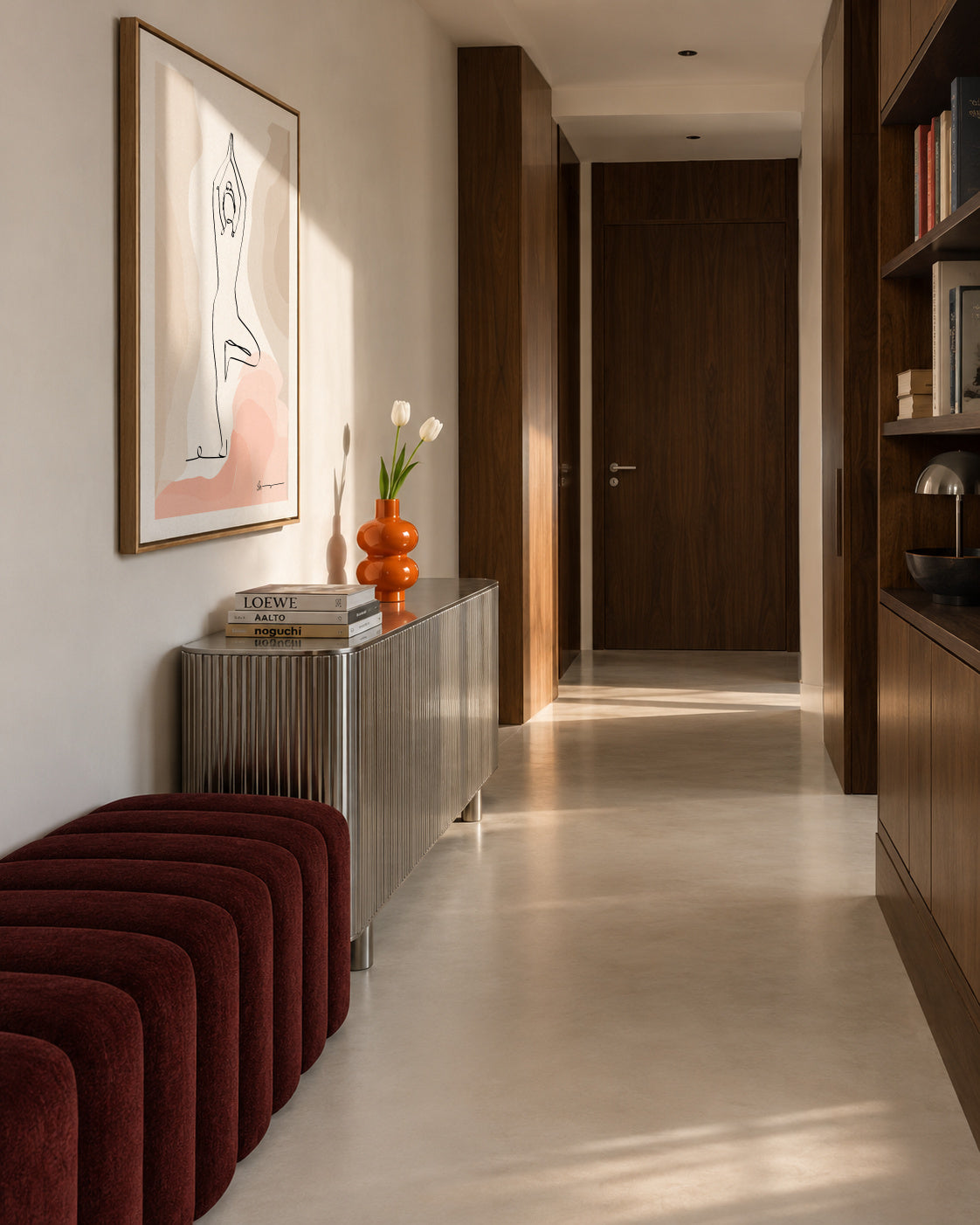 Tree Pose - Vrikshasana - Framed canvas in an interior