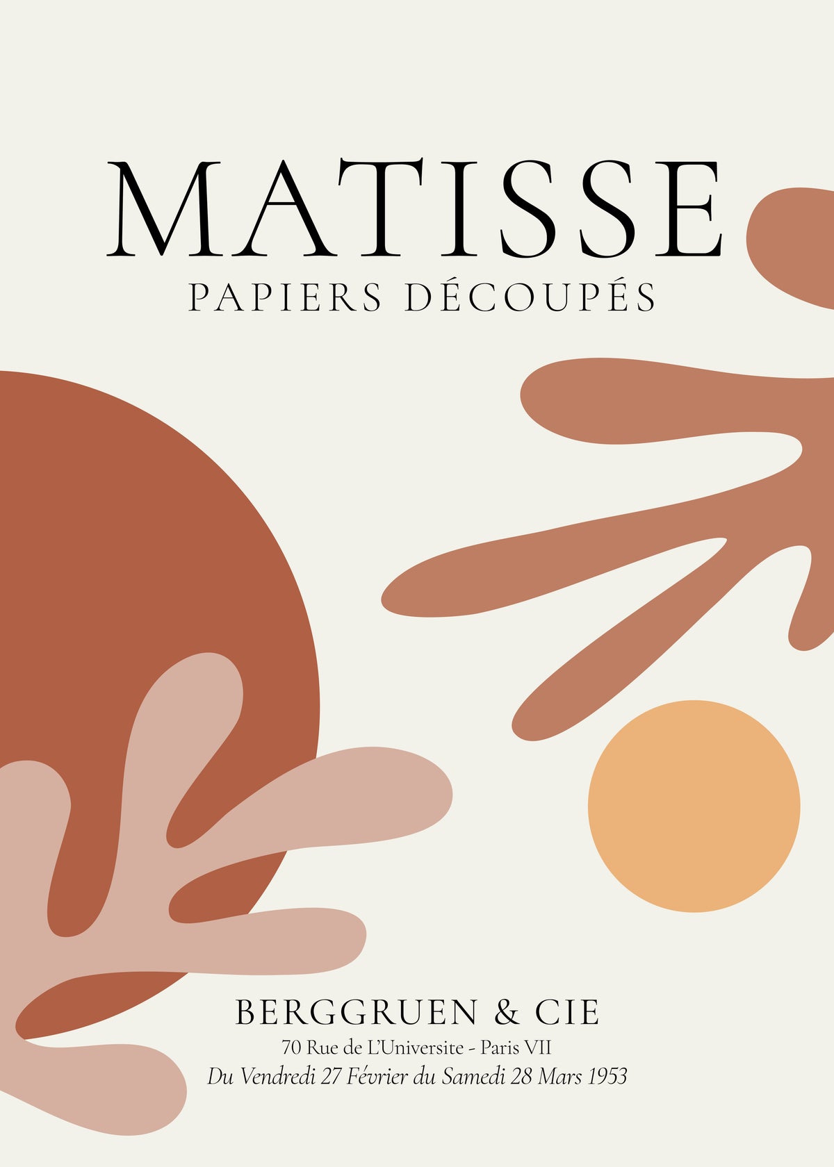 Henri Matisse papiers découpés VII - Unframed art print
