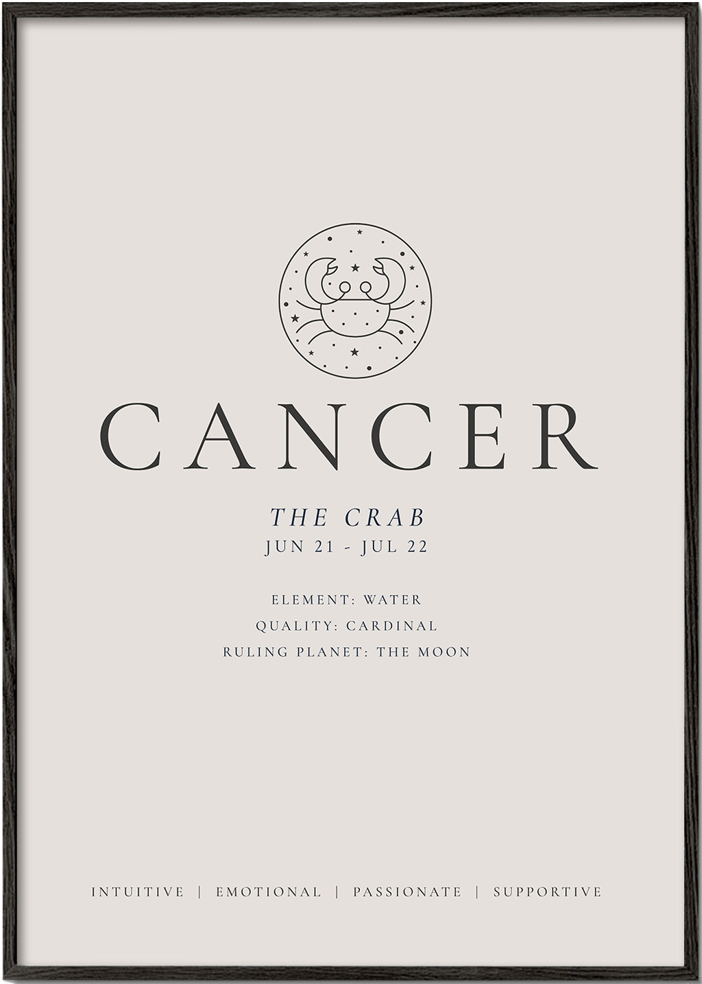 CANCER zodiac personality traits I