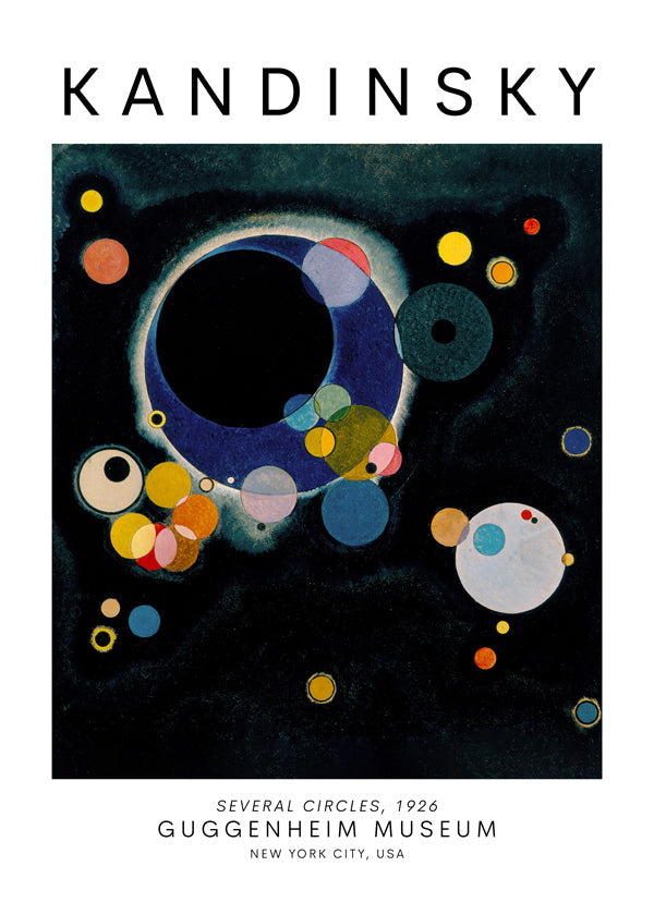 Wassily Kandinsky SEVERAL CIRCLES, 1926