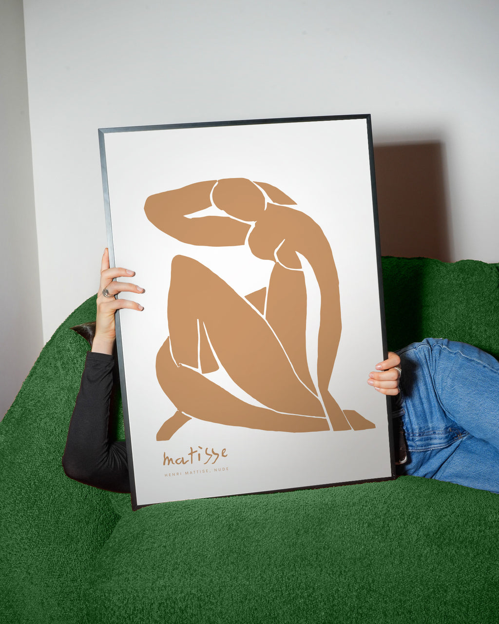 Henri Matisse NUDE - Framed poster detail
