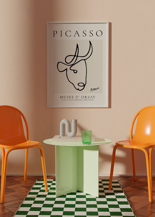 Pablo Picasso Animals Drawings the bull