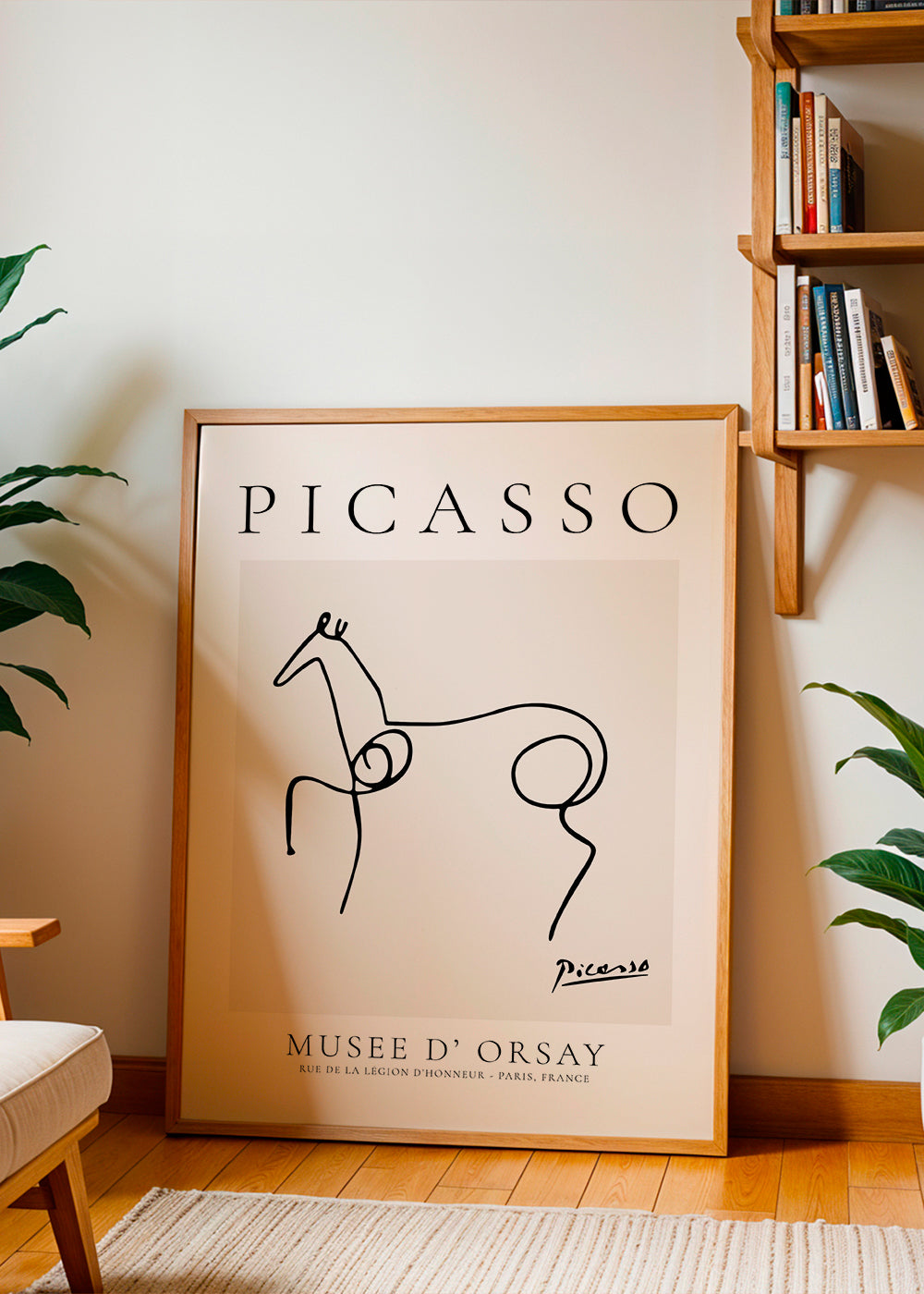 Pablo Picasso Animals Drawing Horse
