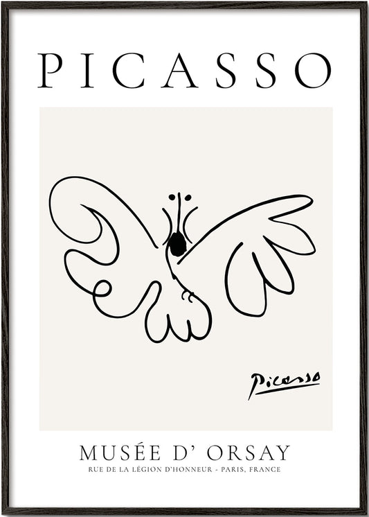 Pablo Picasso Animals Drawing butterfly