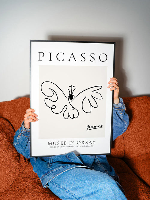 Pablo Picasso Animals Drawing butterfly