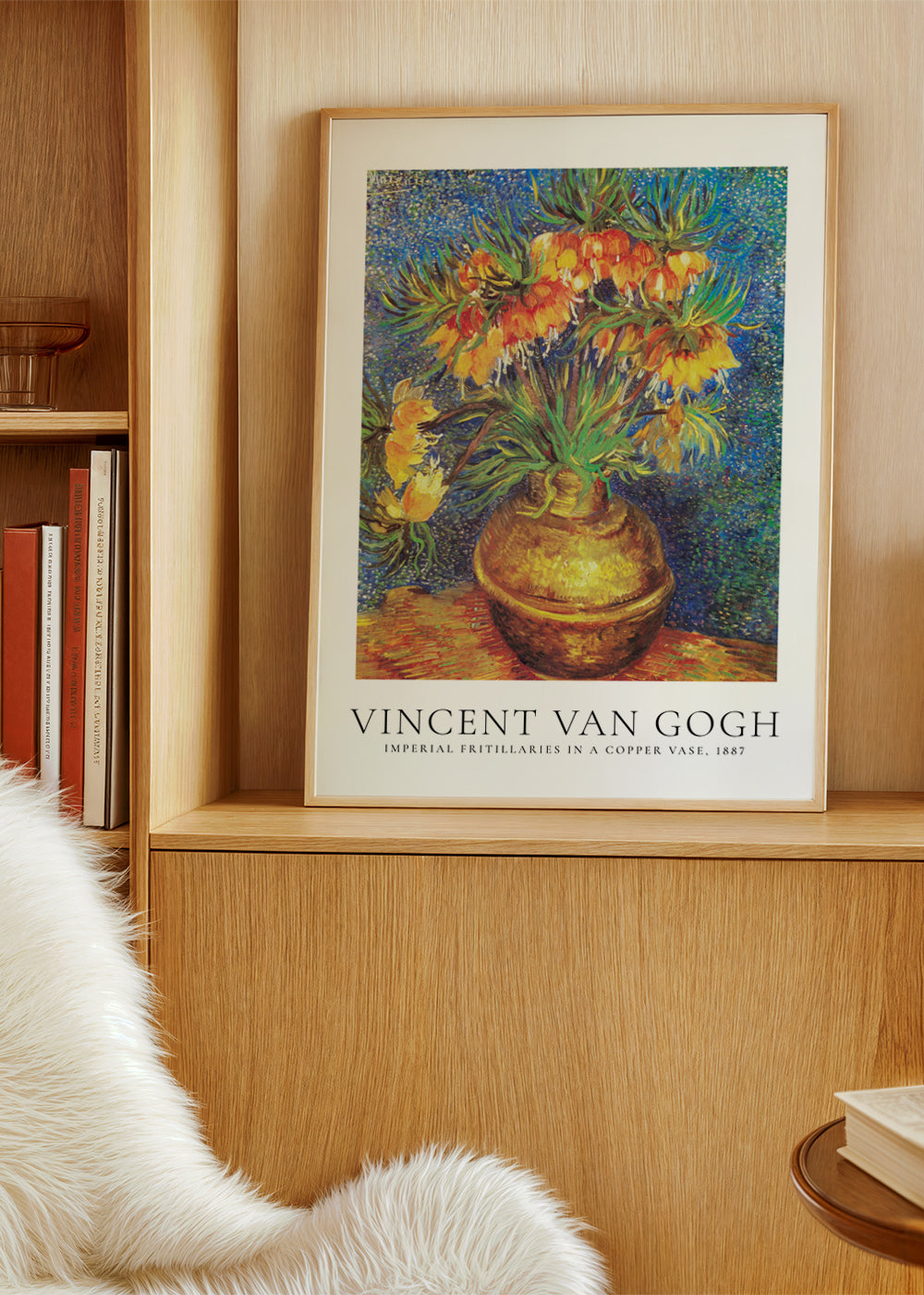 Vincent Van Gogh imperial fritillaries in a copper vase