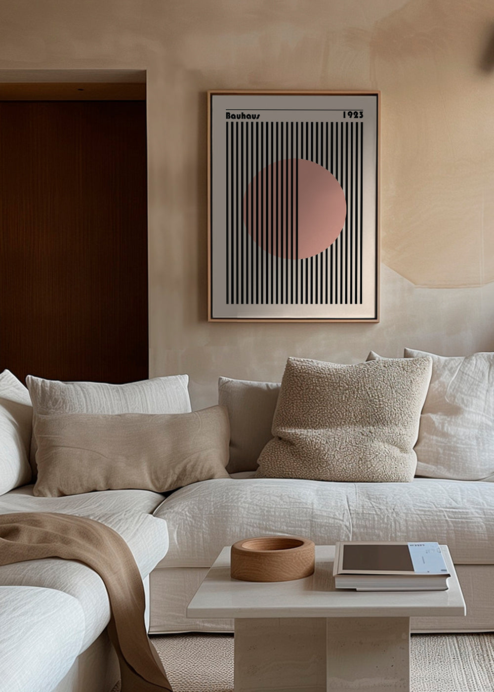 Bauhaus Pink Circle