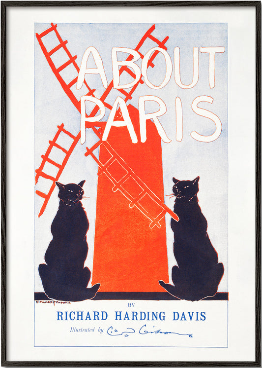 About Paris Vintage poster by Edward Penfield