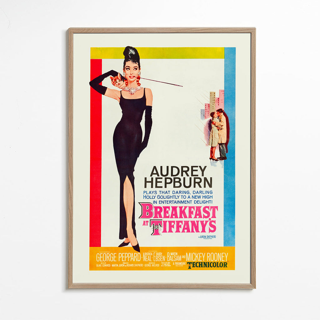 Audrey Hepburn Breakfast at Tiffanys 1961 film poster