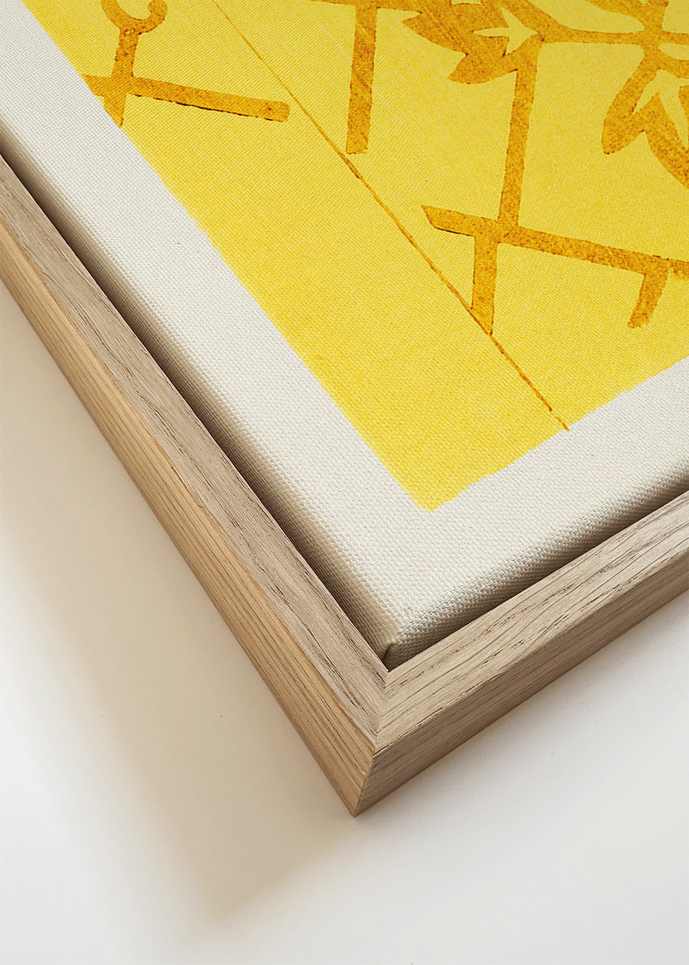 Yellow Woodblock print from Yatsuo no tsubaki by Taguchi Tomoki