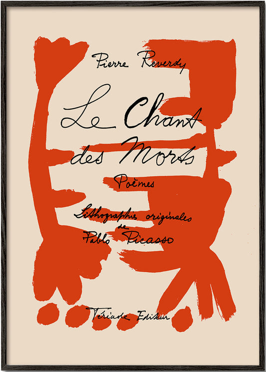 Picasso Le Chant des Morts Gallery Exhibition Poster