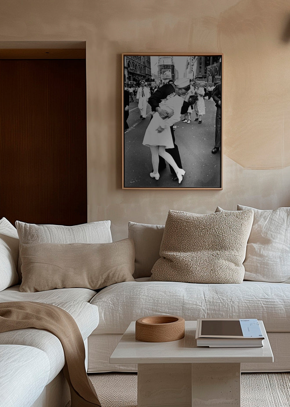 V-J Day Kiss Poster - vintage photograph