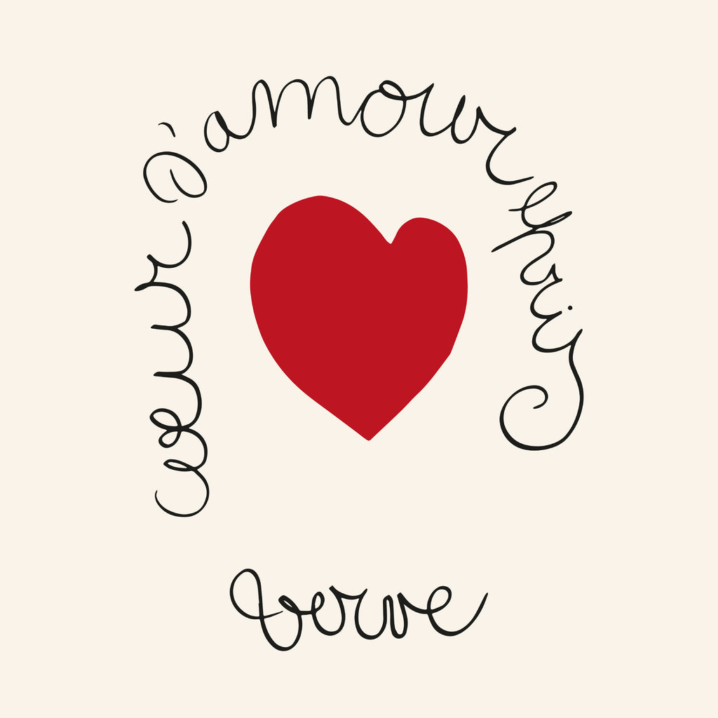 Henri Matisse "Coeur d'Amour Epris - Verve" love print - Square - Unframed art print