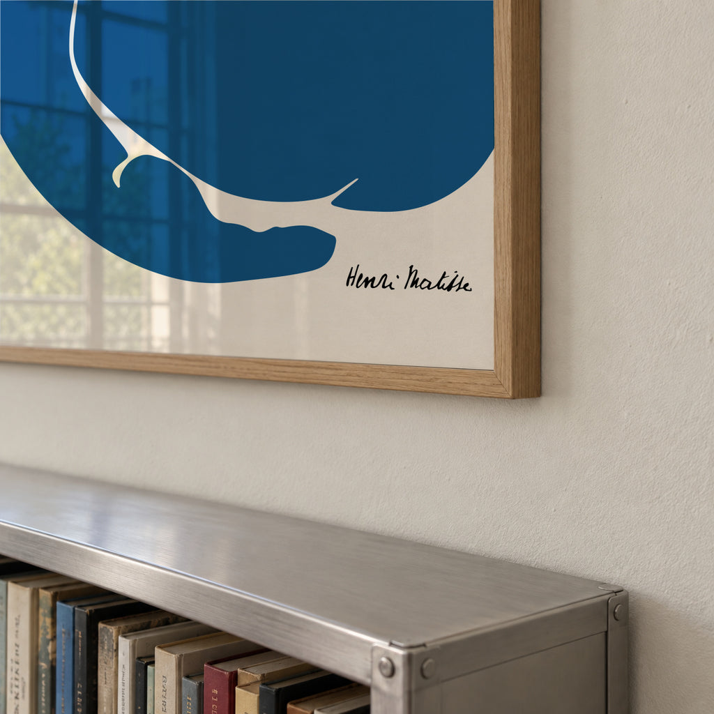 Henri Matisse Blue Nude II, spring 1952 - Square - Framed poster detail