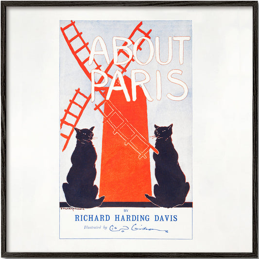 About Paris Vintage poster by Edward Penfield - Square