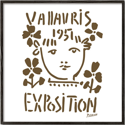 PIcasso Vallauris 1951 Exposition Poster - Square