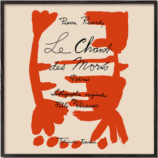 Picasso Le Chant des Morts Gallery Exhibition Poster - Square