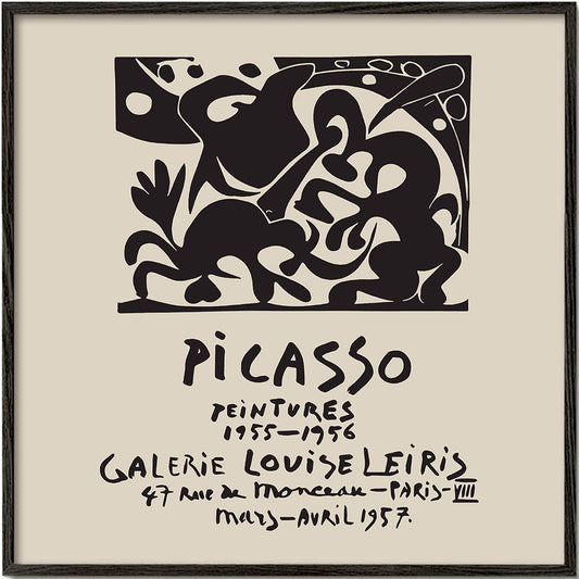 PABLO PICASSO Galerie Louise Leiris Print Poster - Square