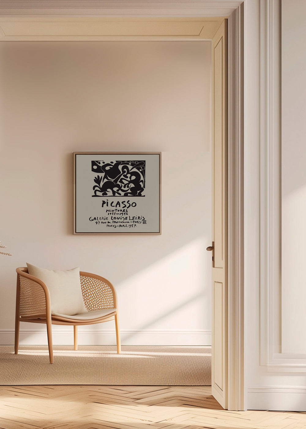 PABLO PICASSO Galerie Louise Leiris Print Poster - Square