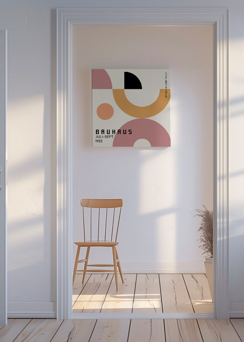COLORFUL BAUHAUS NO.1 POSTER - Square