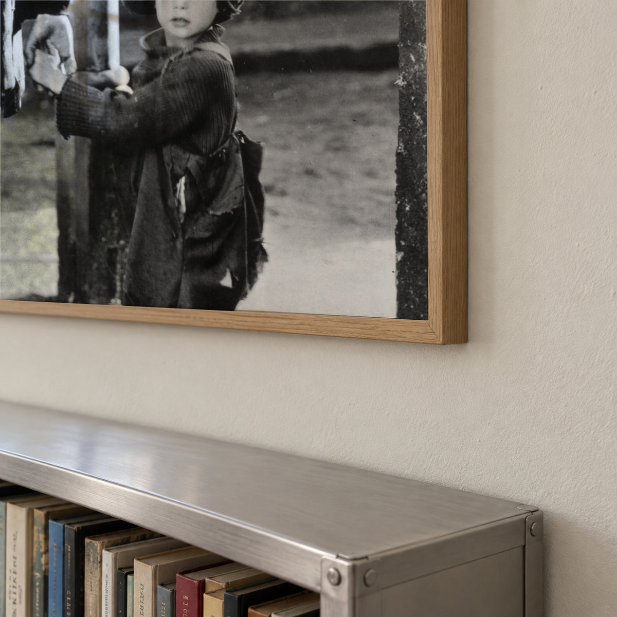 Charlie Chaplin Vintage Photograph - Square - Framed poster detail