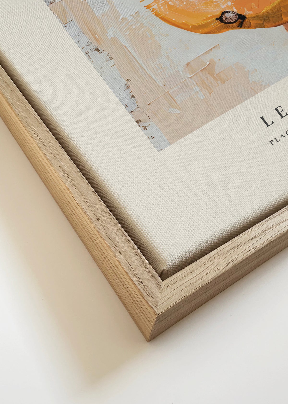Le marche fermier - LES PAPAYES - Framed canvas detail