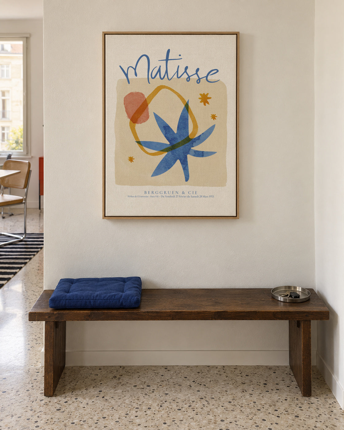 Henri Matisse, l'univers - Framed canvas in an interior