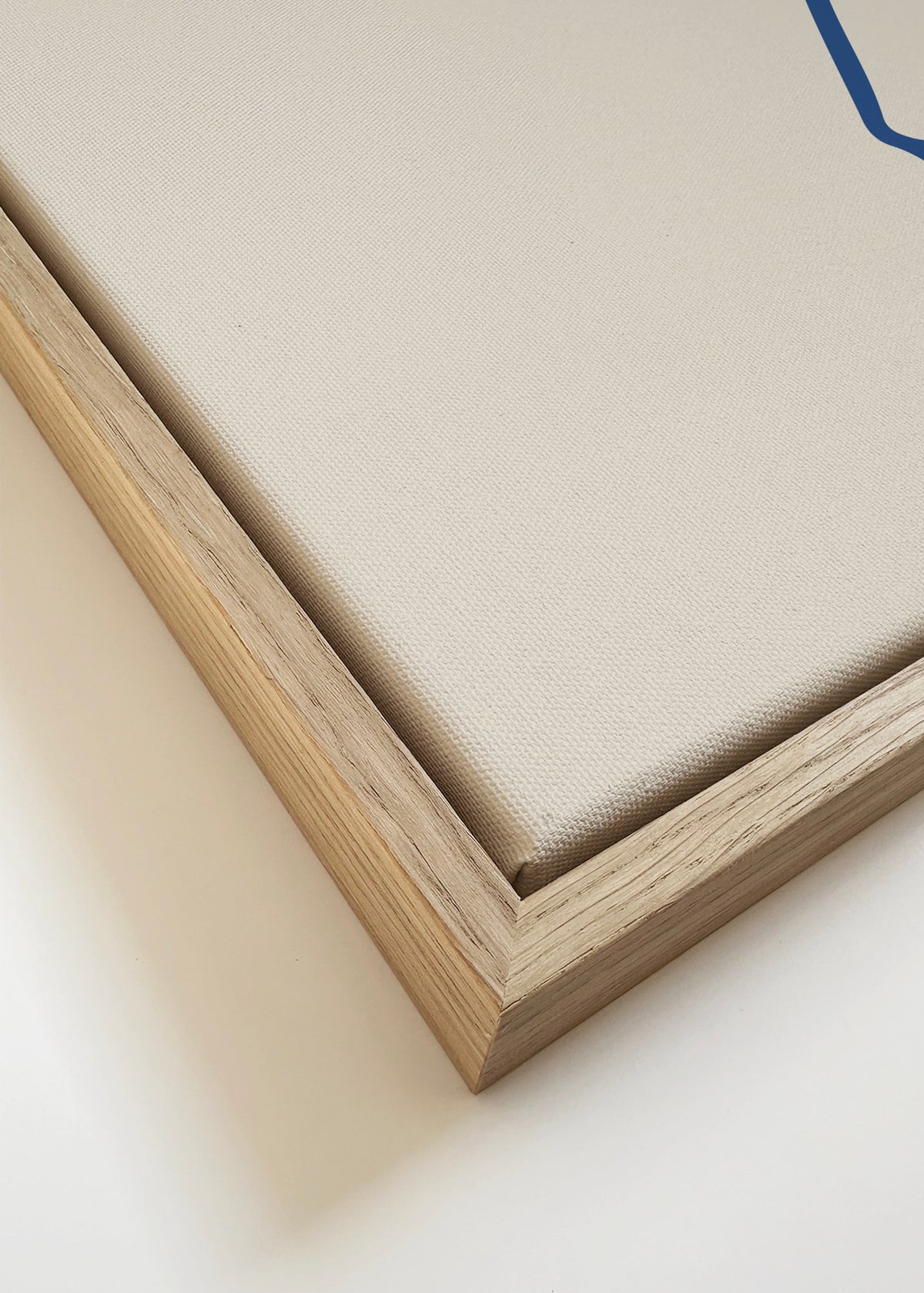 Life Simple simple pleasures - Bonjour mon amour - SQUARE - Framed canvas detail