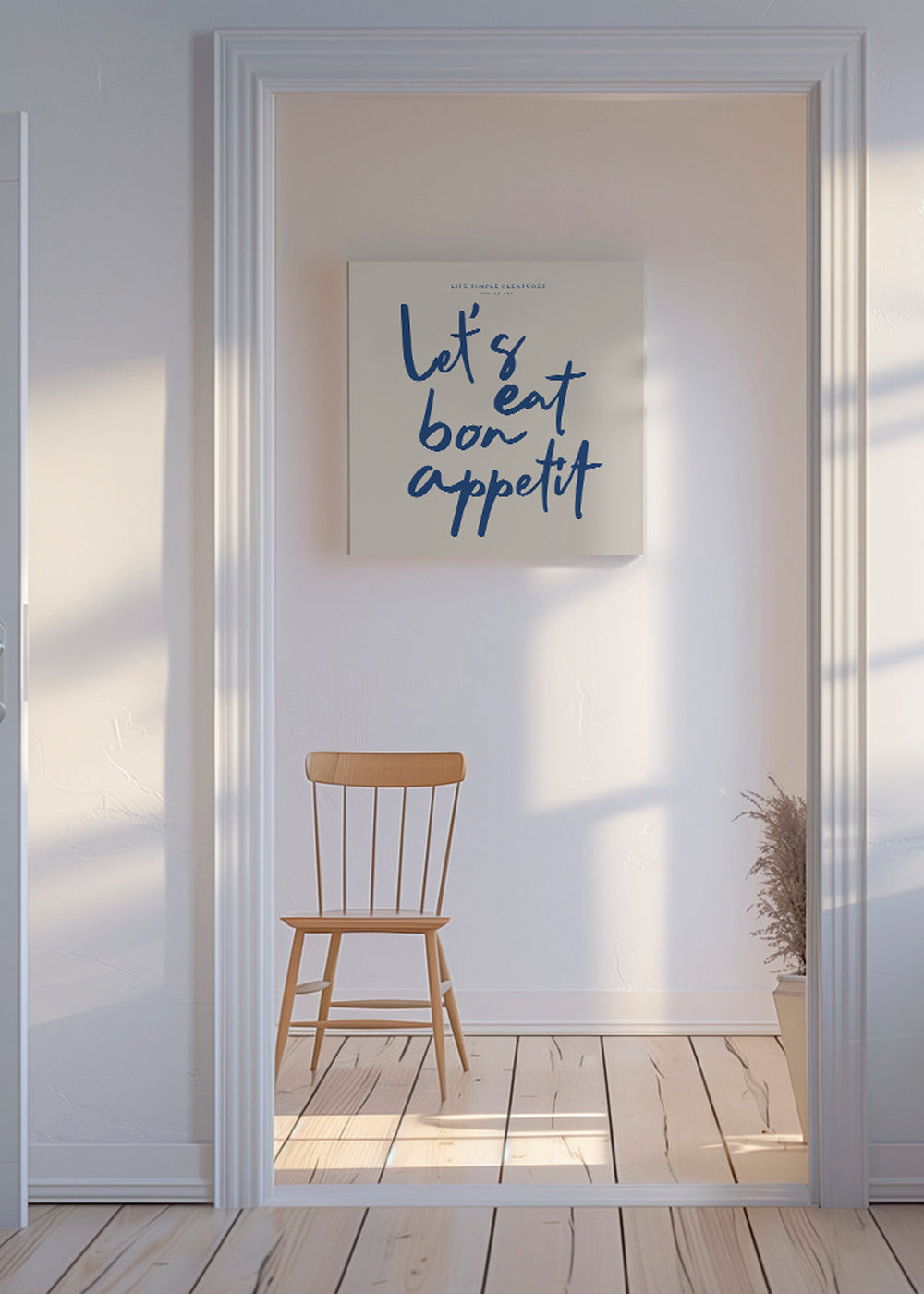 Life Simple simple pleasures - Let's eat, Bon Appetit  - SQUARE