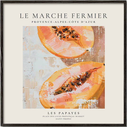 Le marche fermier - LES PAPAYES  - SQUARE