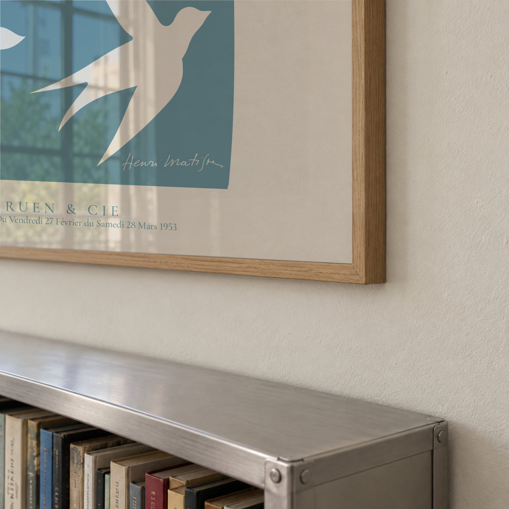 Henri Matisse,Des Oiseaux - SQUARE - Framed poster detail