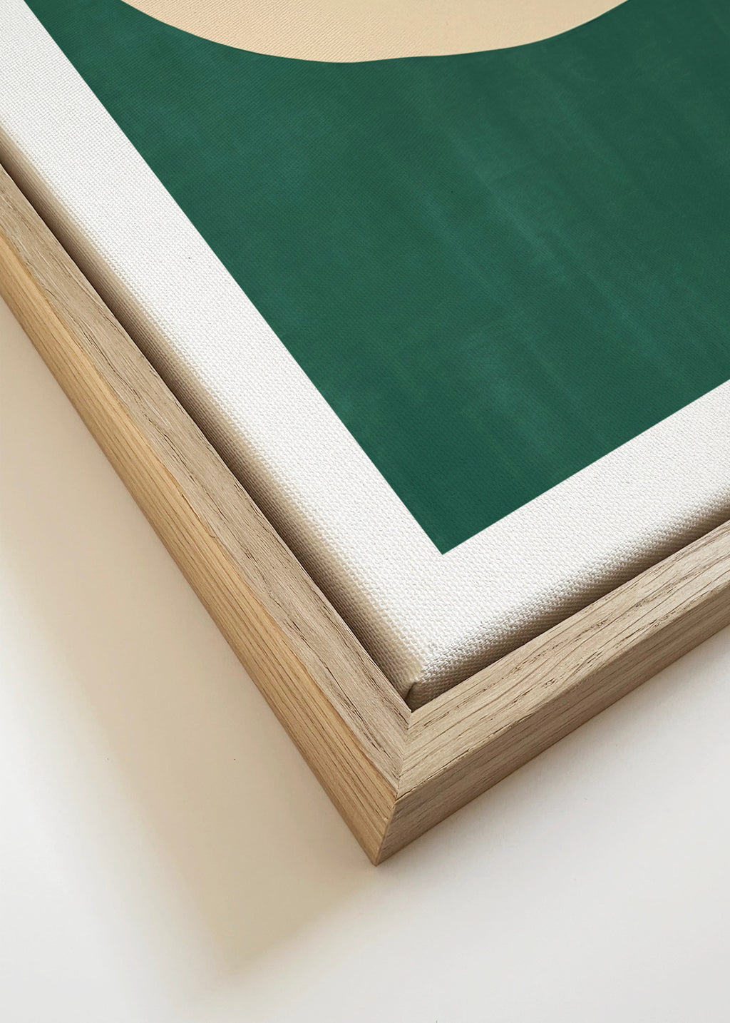 Daisy Flower (Marguerite Fleur) - SQUARE - Framed canvas detail