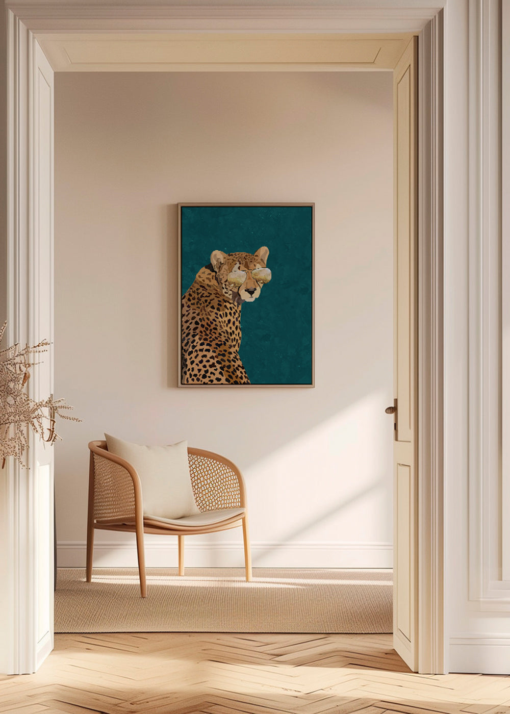 Movie star Cheetah gold and green