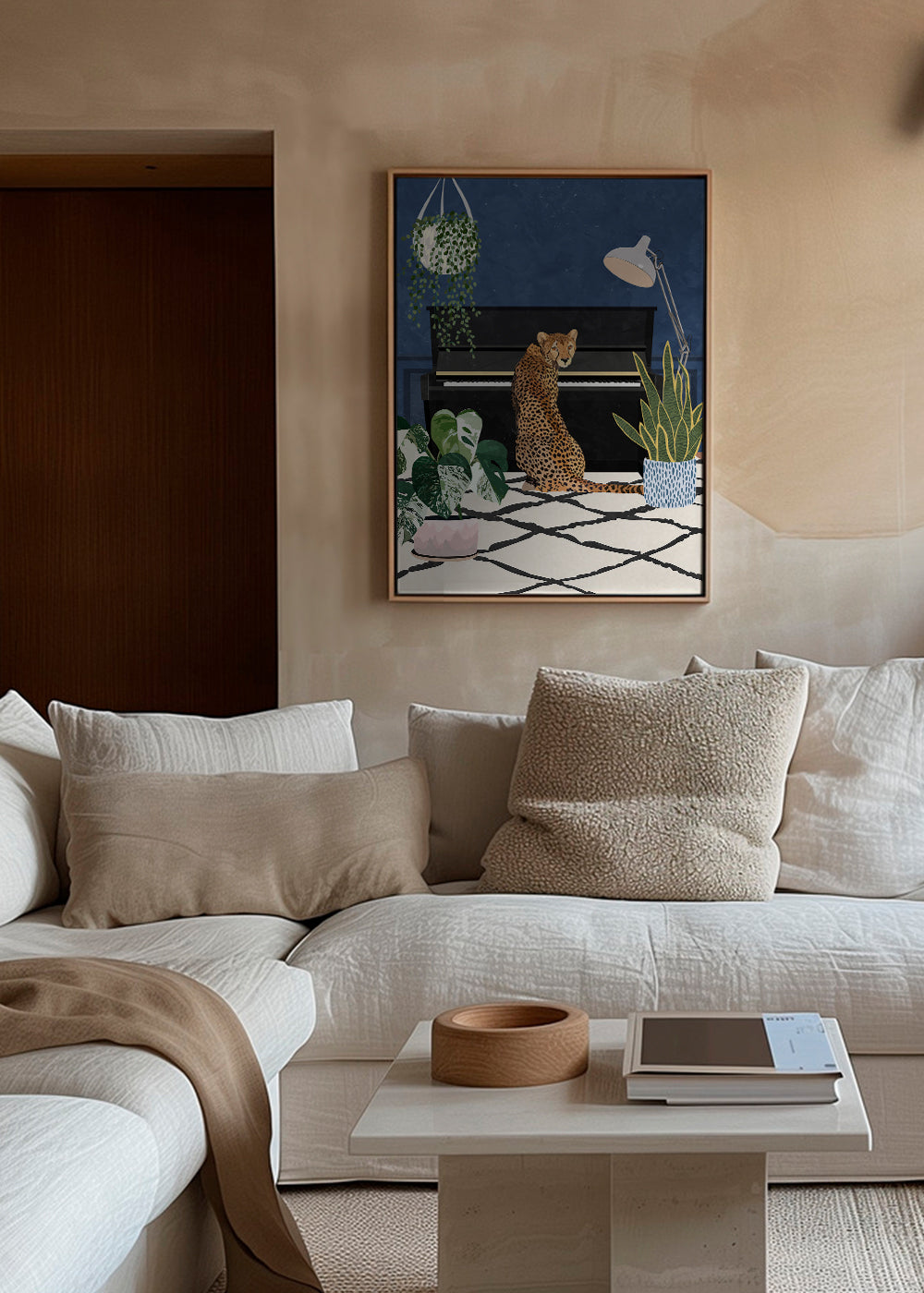 Cheetah plays the piano