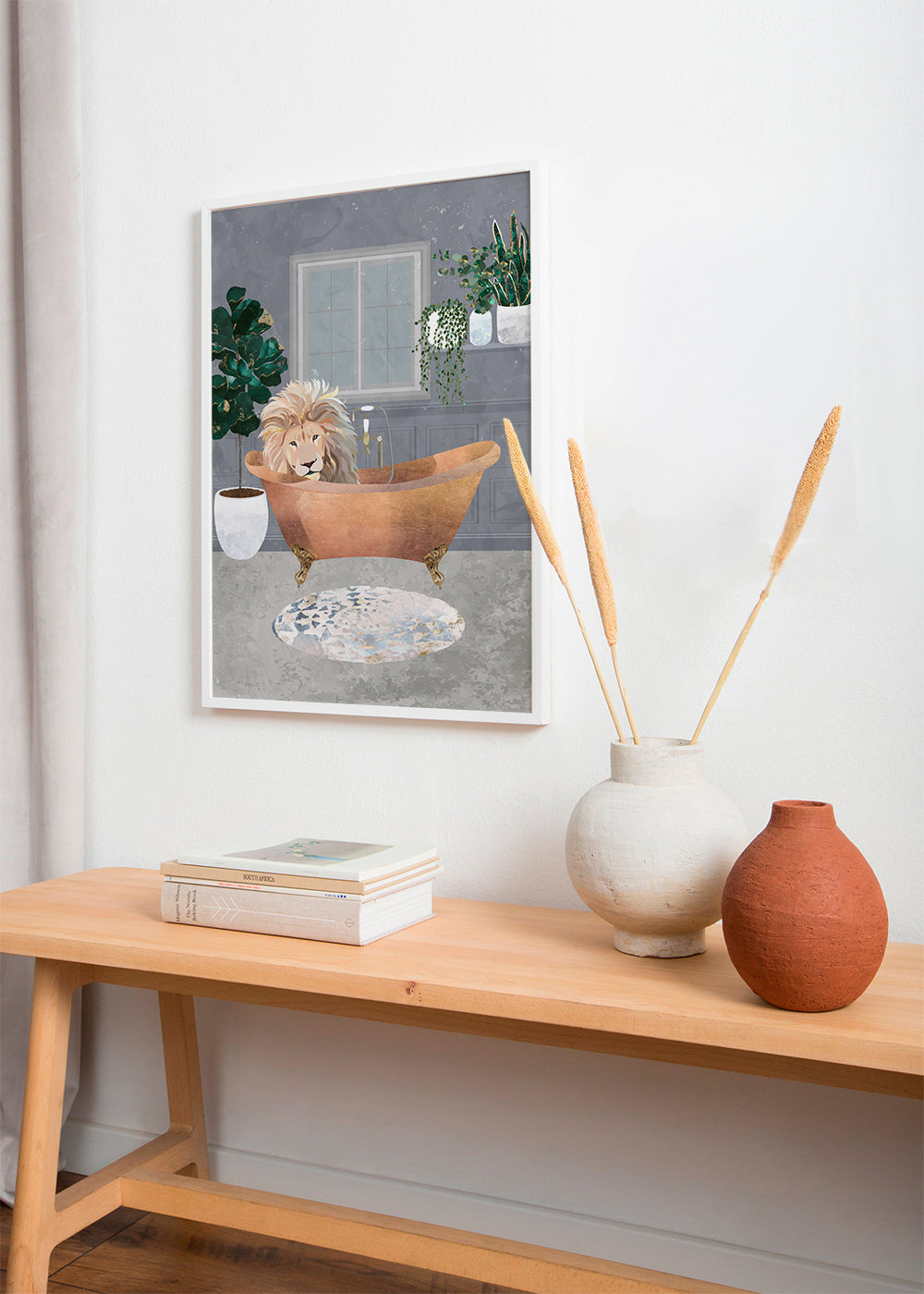 Lux Lion in the copper bath