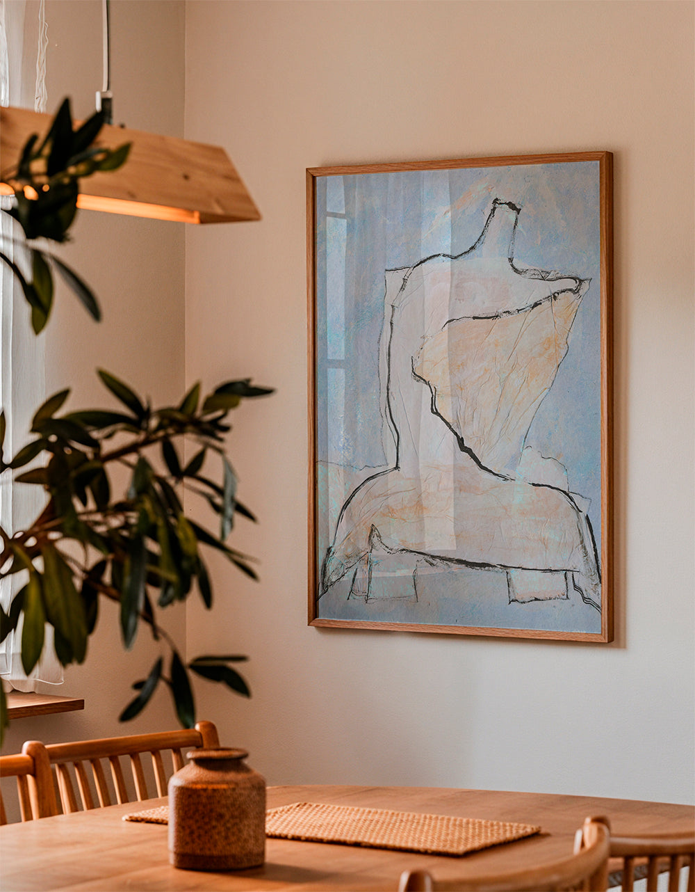 Quadro astratto Busto ii