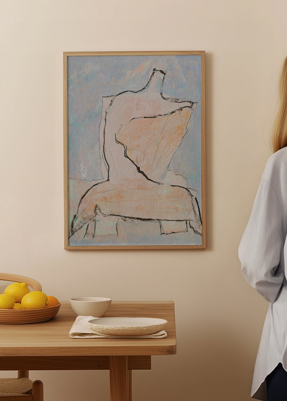 Quadro astratto Busto ii